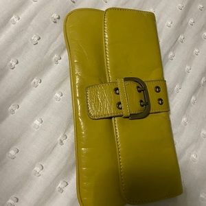 Yellow green handbag
